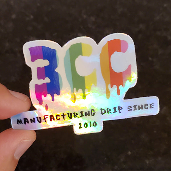 3CC Drip Holographic Decals