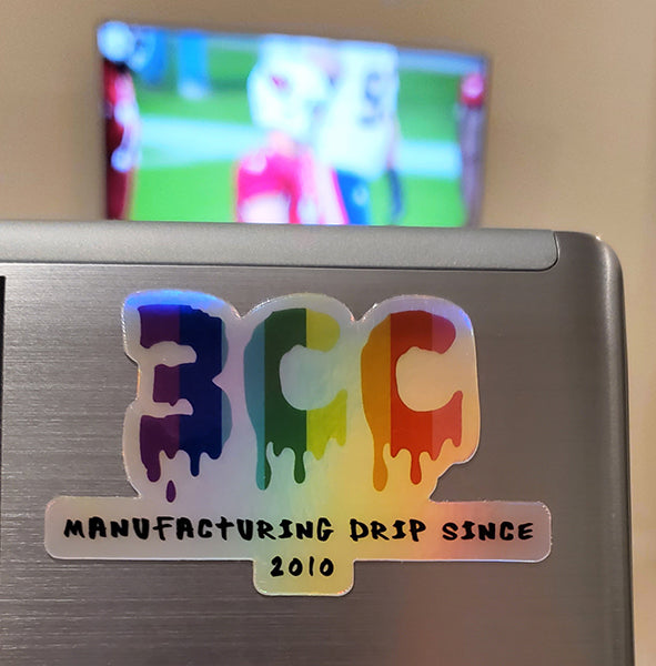 3CC Drip Holographic Decals